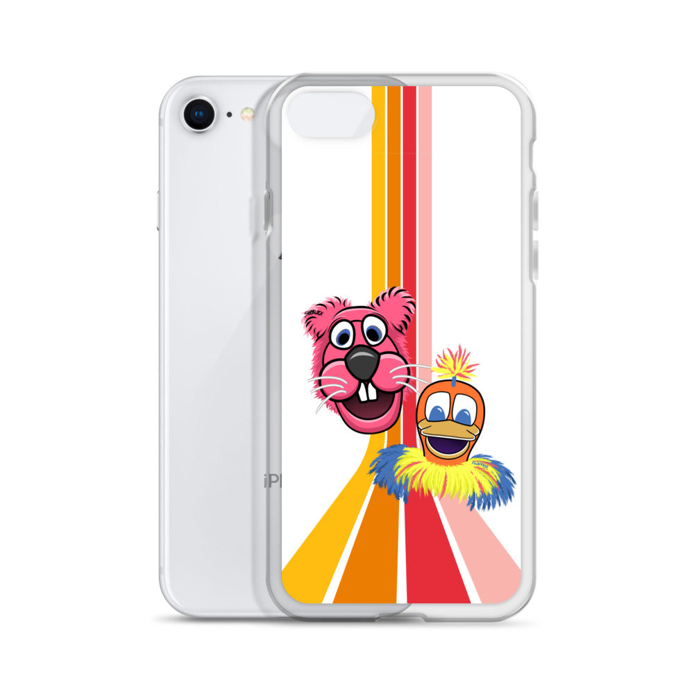 Sherlock & Flapper iPhone Cover, White