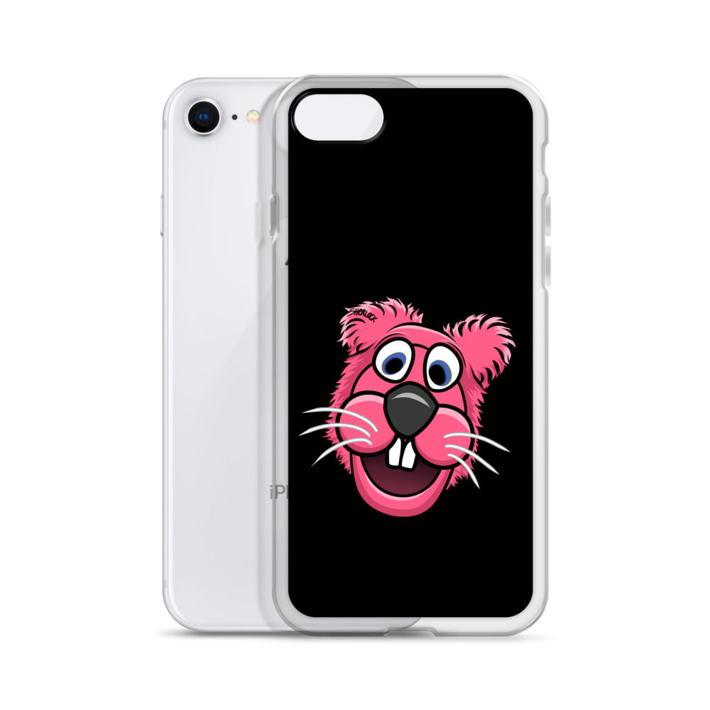 Sherlock The Squirrel iPhone Cover, Black
