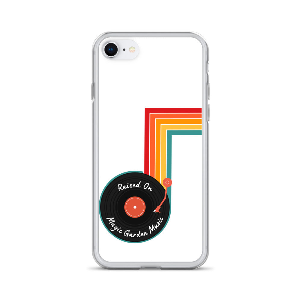 Raised On MG Music iPhone Cover, White