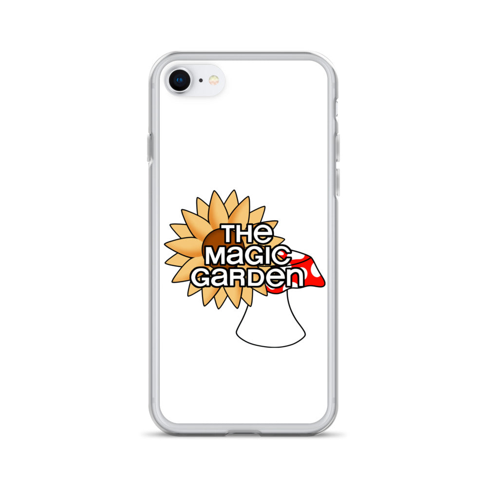 TMG Sunflower & Mushroom iPhone Cover, White