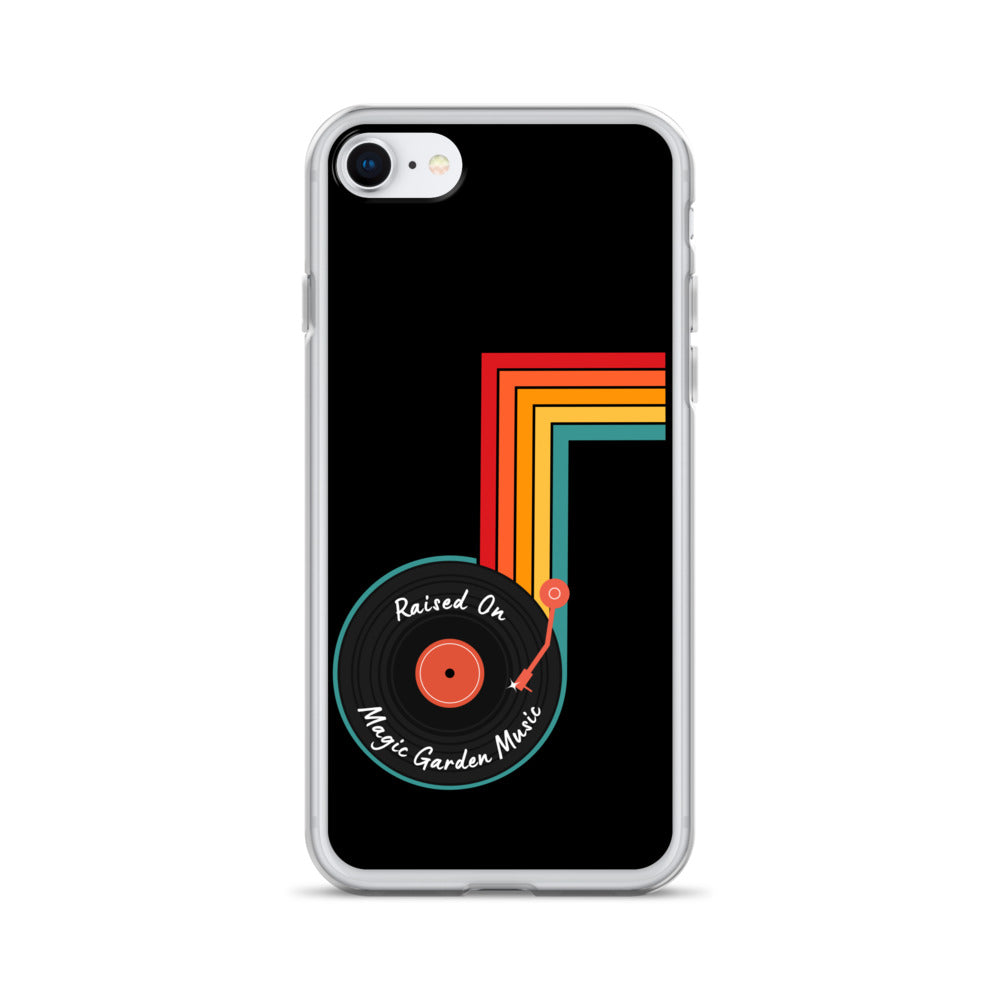 Raised On MG Music iPhone Cover, Black