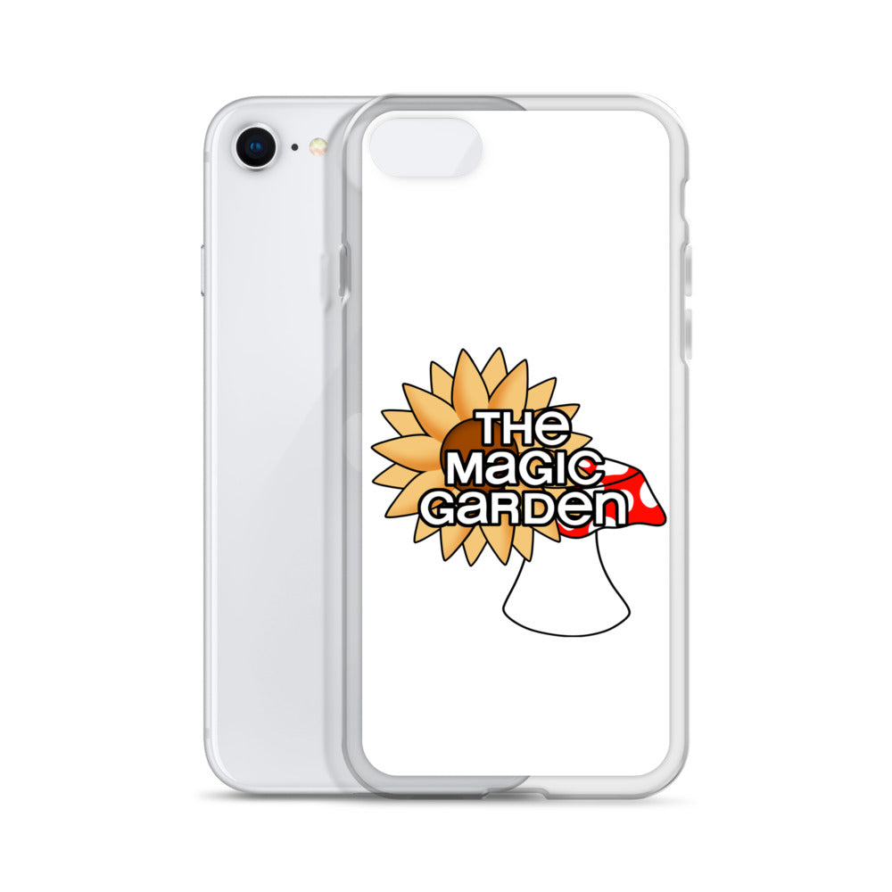 TMG Sunflower & Mushroom iPhone Cover, White