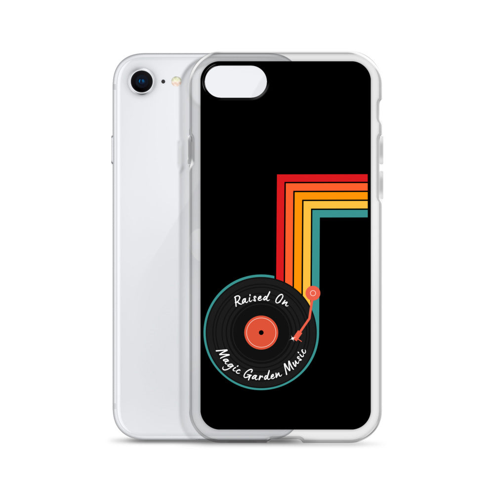 Raised On MG Music iPhone Cover, Black