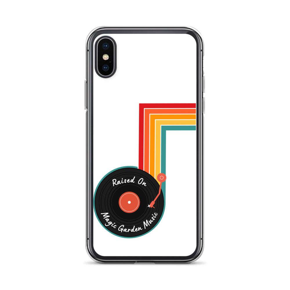 Raised On MG Music iPhone Cover, White