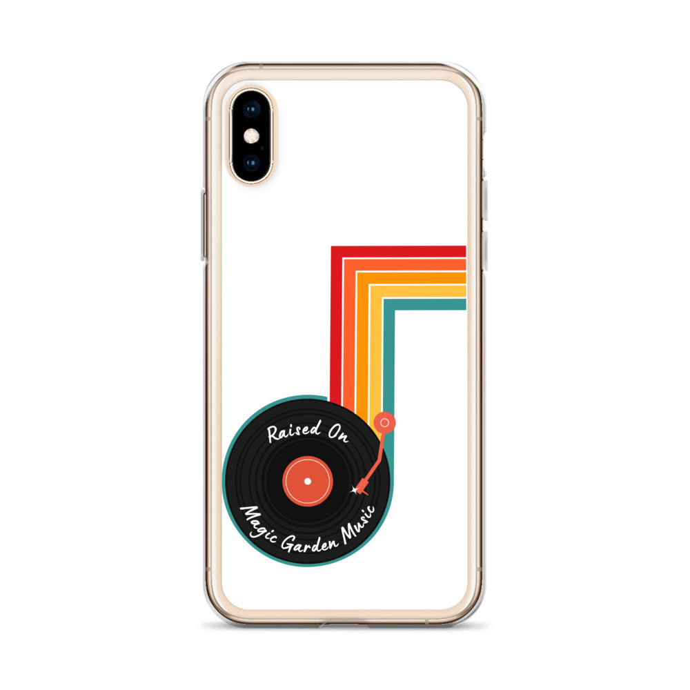 Raised On MG Music iPhone Cover, White