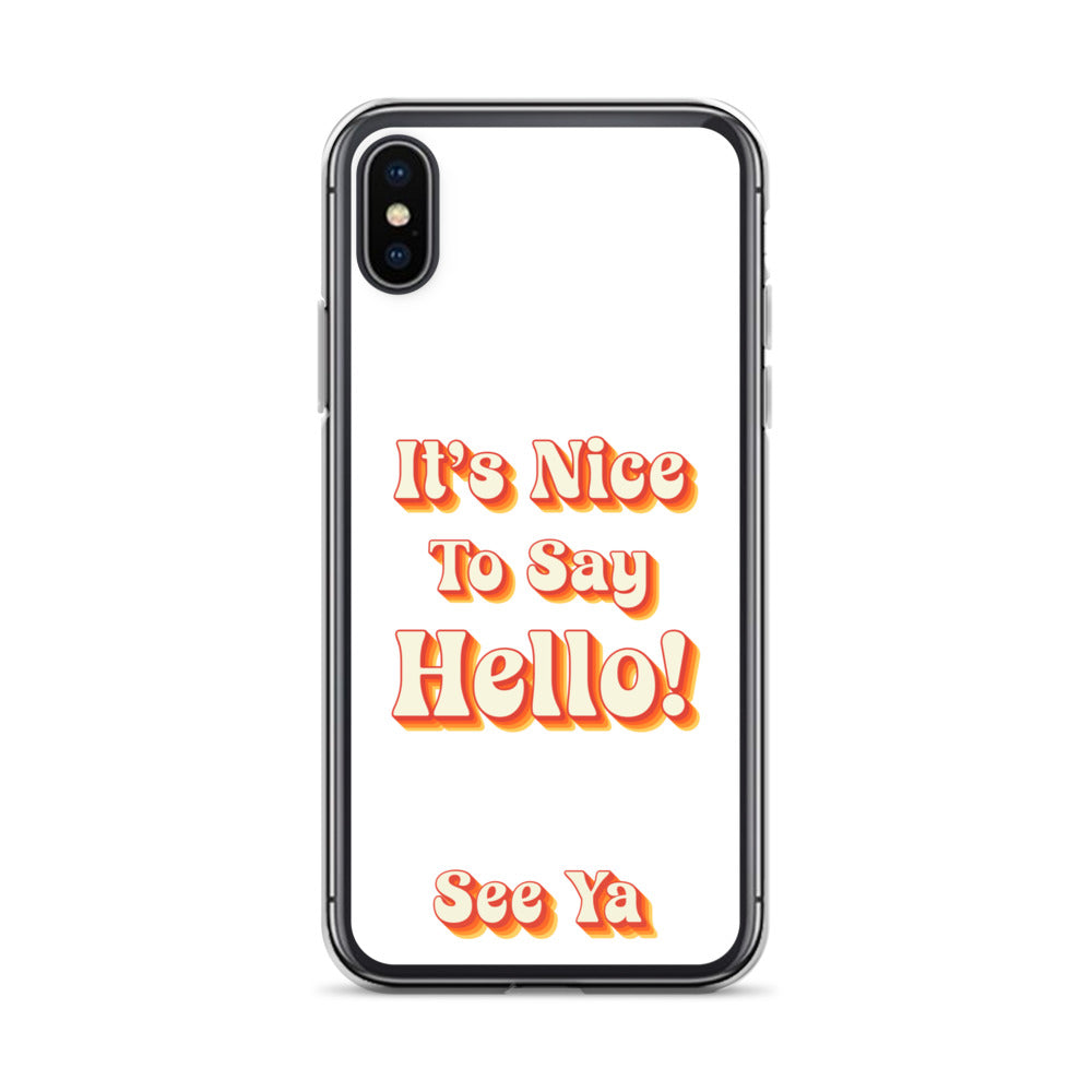 Hello & See Ya iPhone Cover
