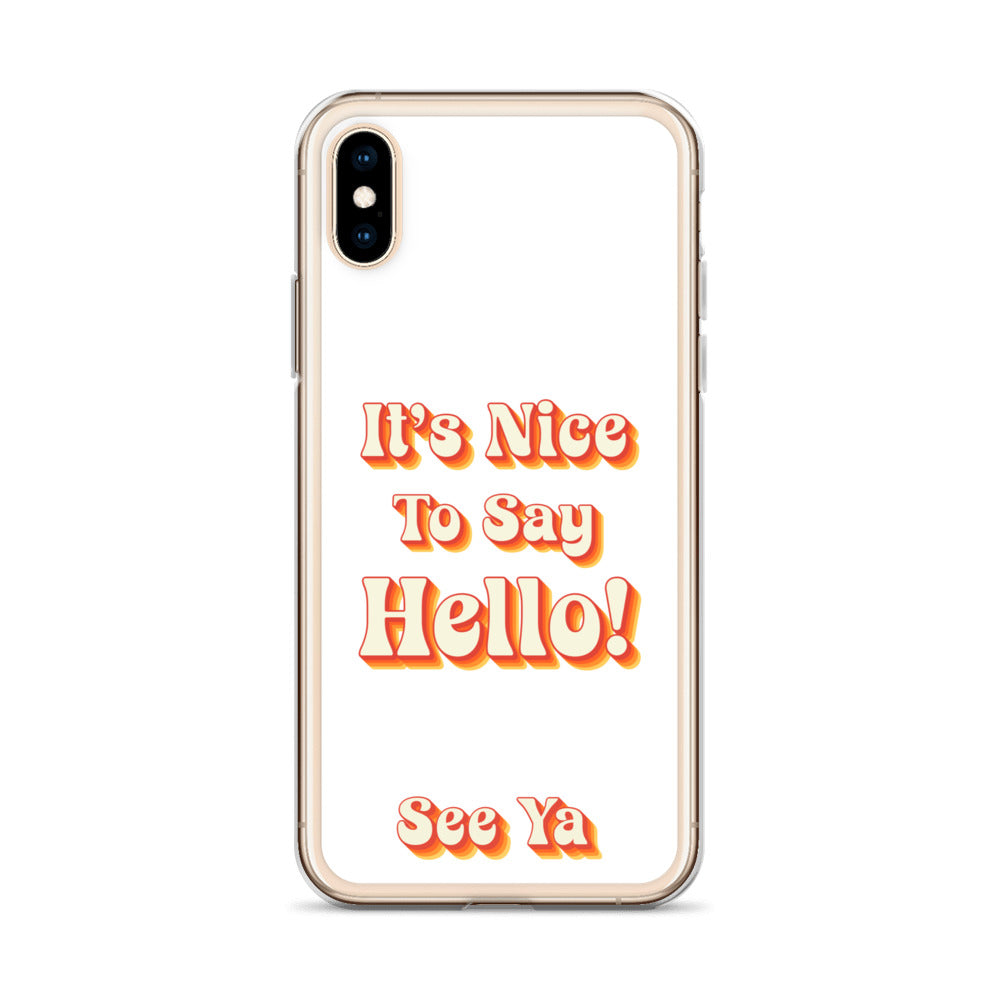 Hello & See Ya iPhone Cover