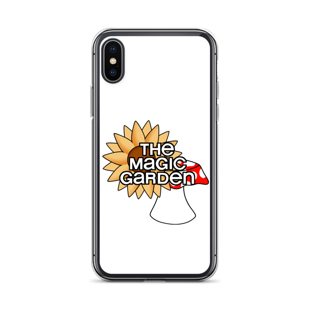 TMG Sunflower & Mushroom iPhone Cover, White