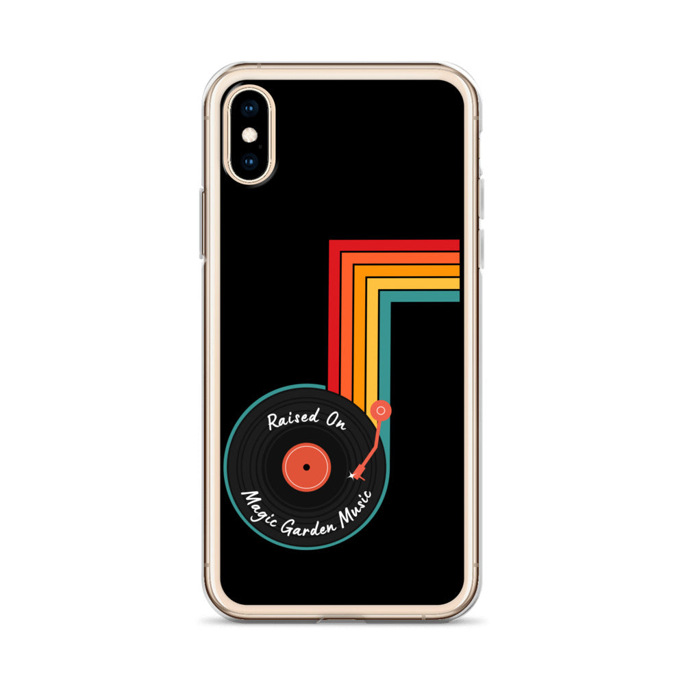 Raised On MG Music iPhone Cover, Black