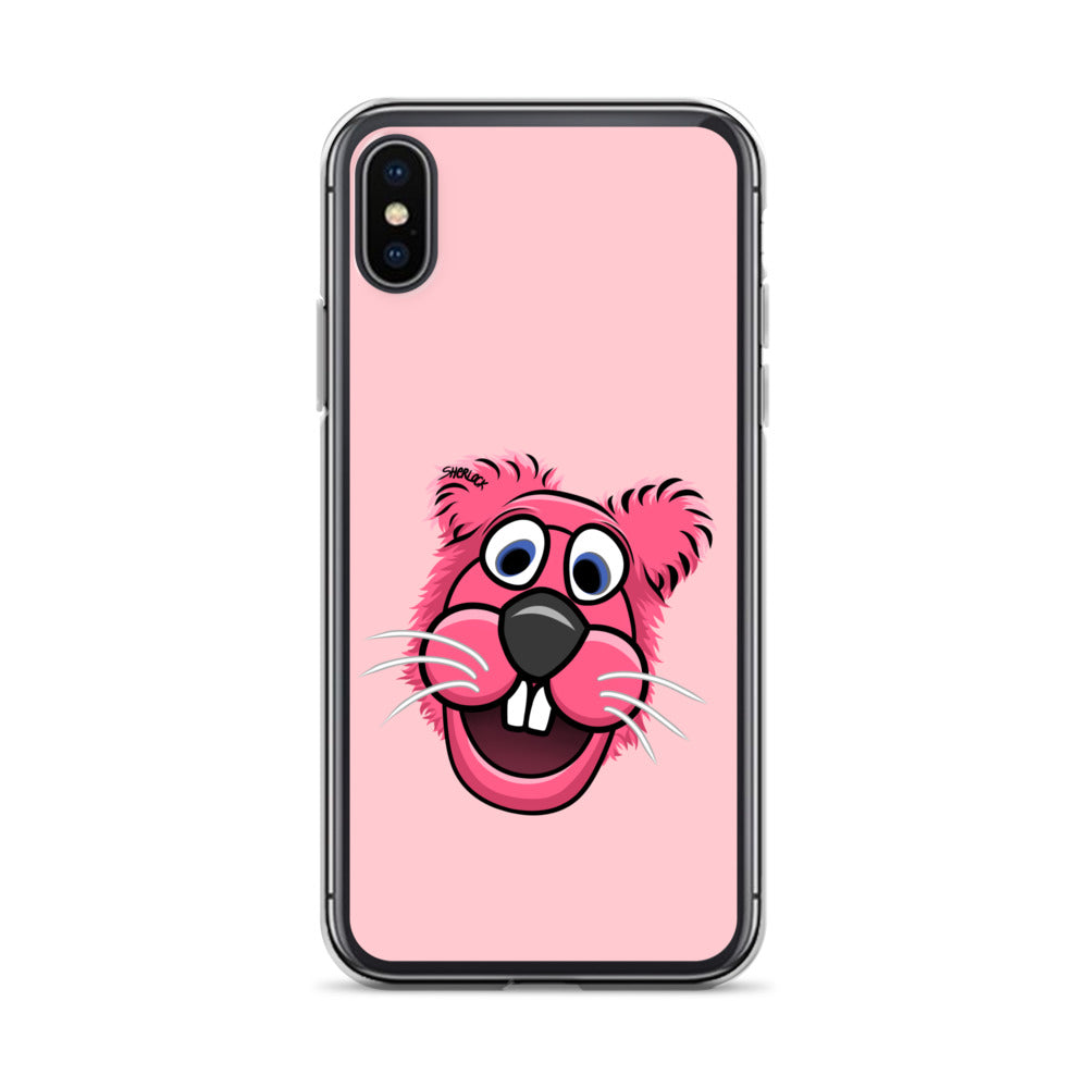 Sherlock The Squirrel iPhone Cover, Pink