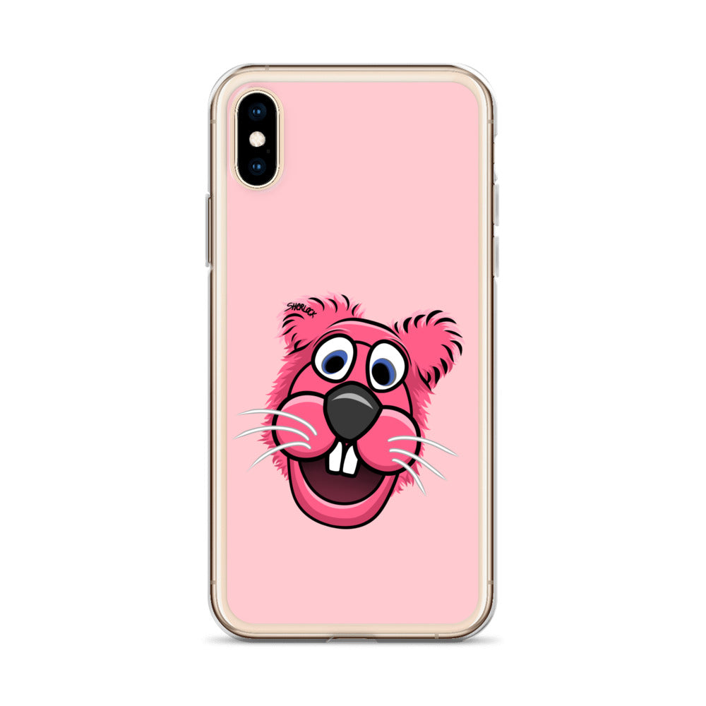 Sherlock The Squirrel iPhone Cover, Pink