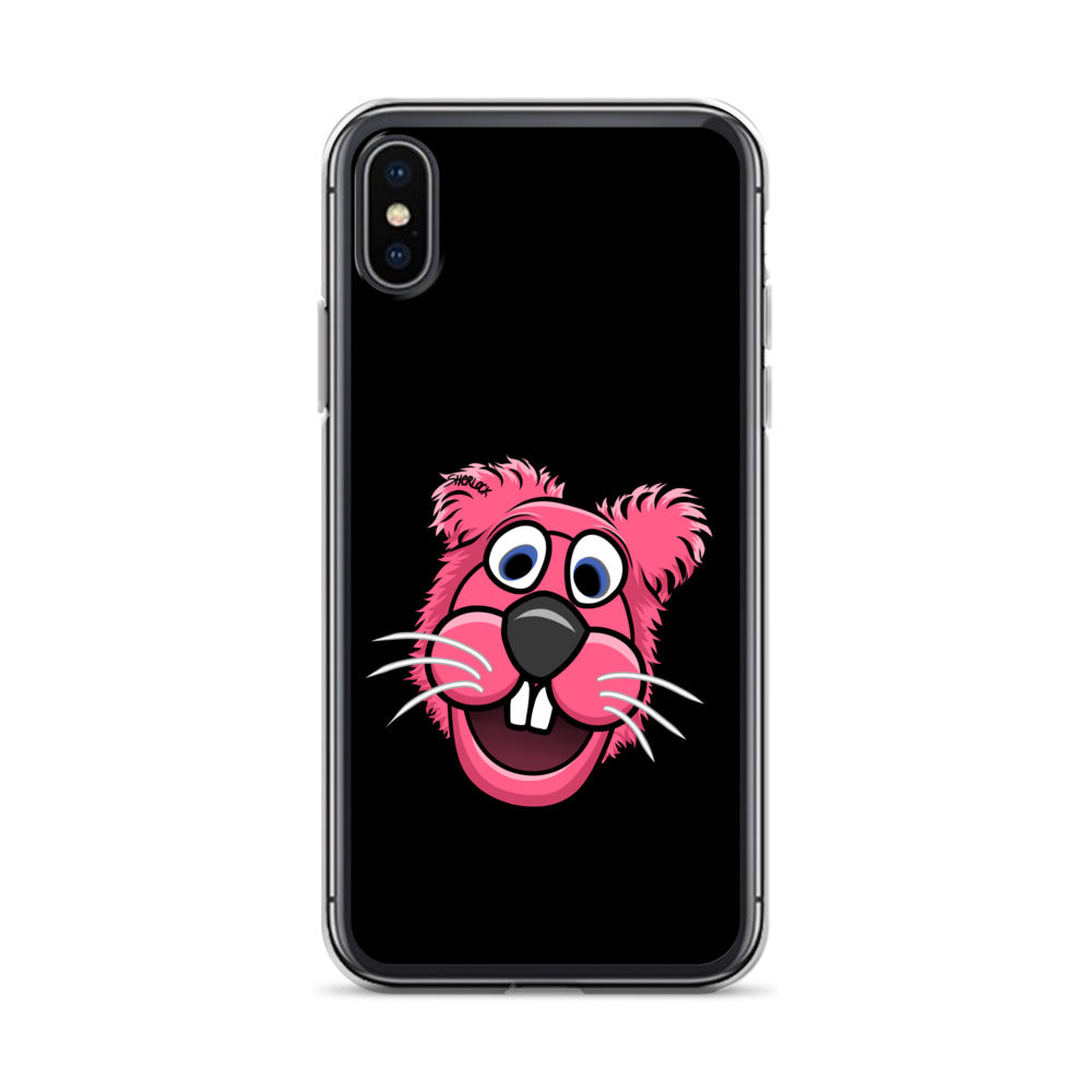 Sherlock The Squirrel iPhone Cover, Black