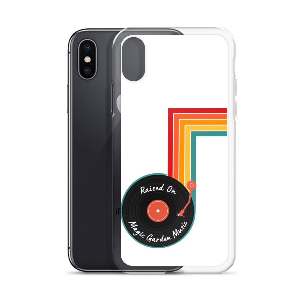 Raised On MG Music iPhone Cover, White