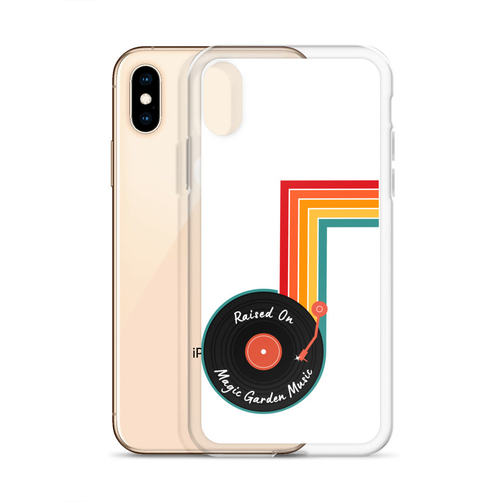 Raised On MG Music iPhone Cover, White