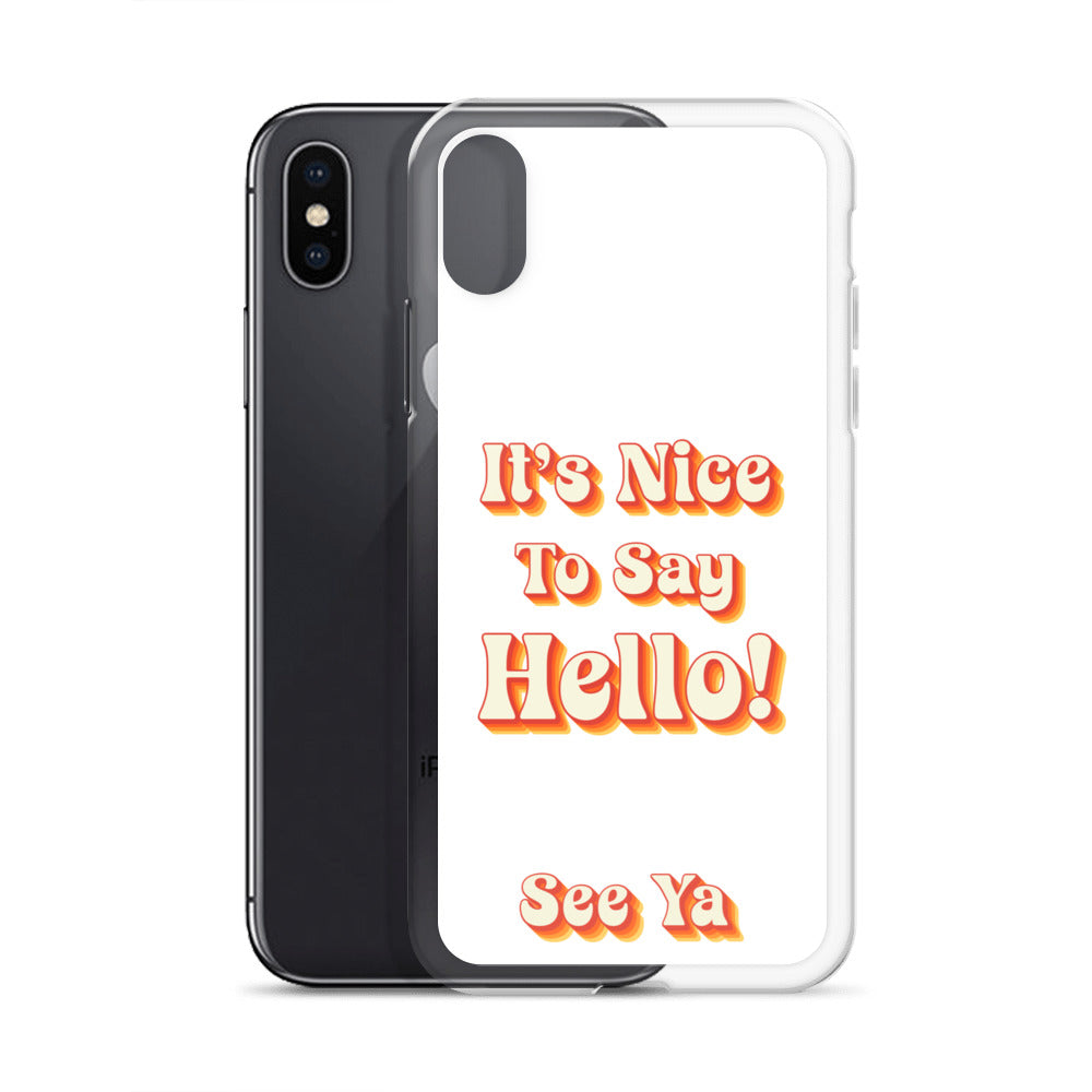 Hello & See Ya iPhone Cover