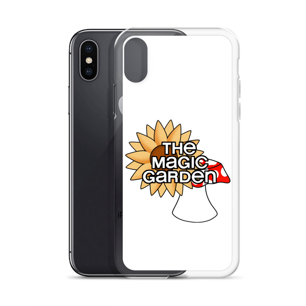 TMG Sunflower & Mushroom iPhone Cover, White