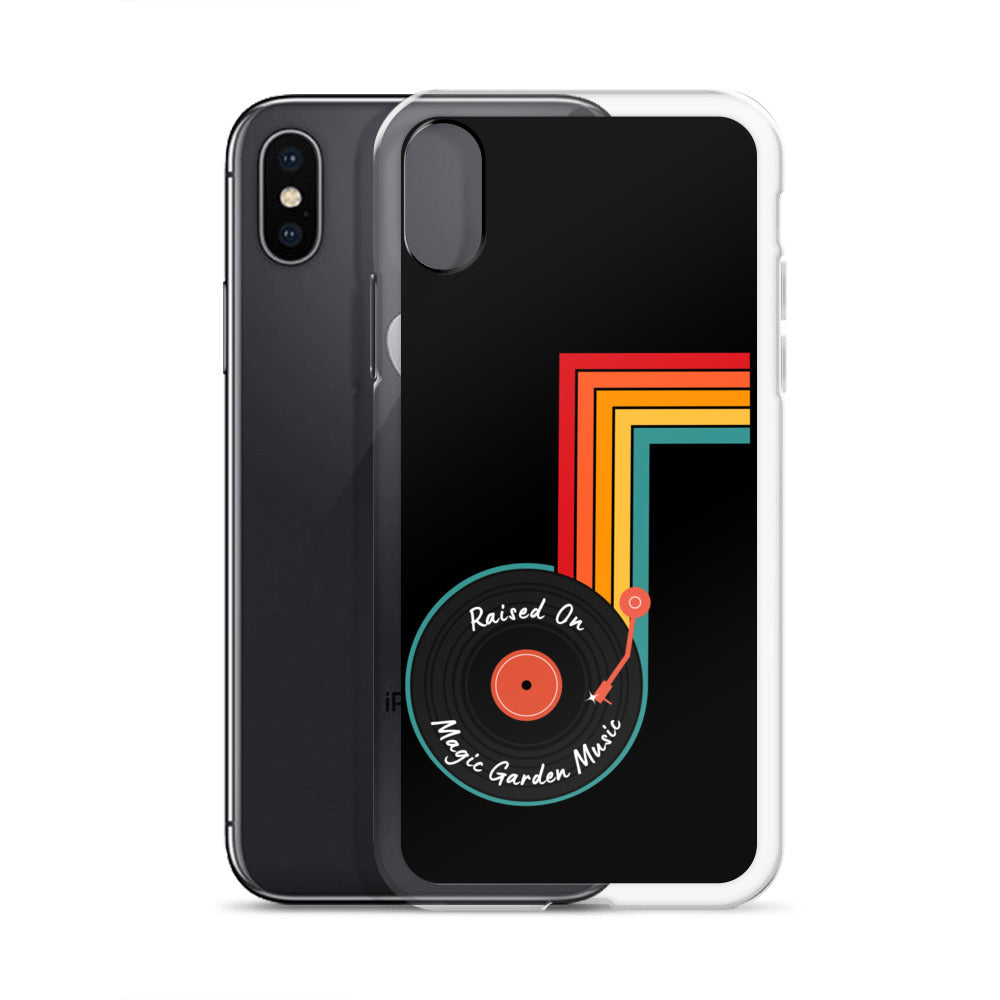 Raised On MG Music iPhone Cover, Black