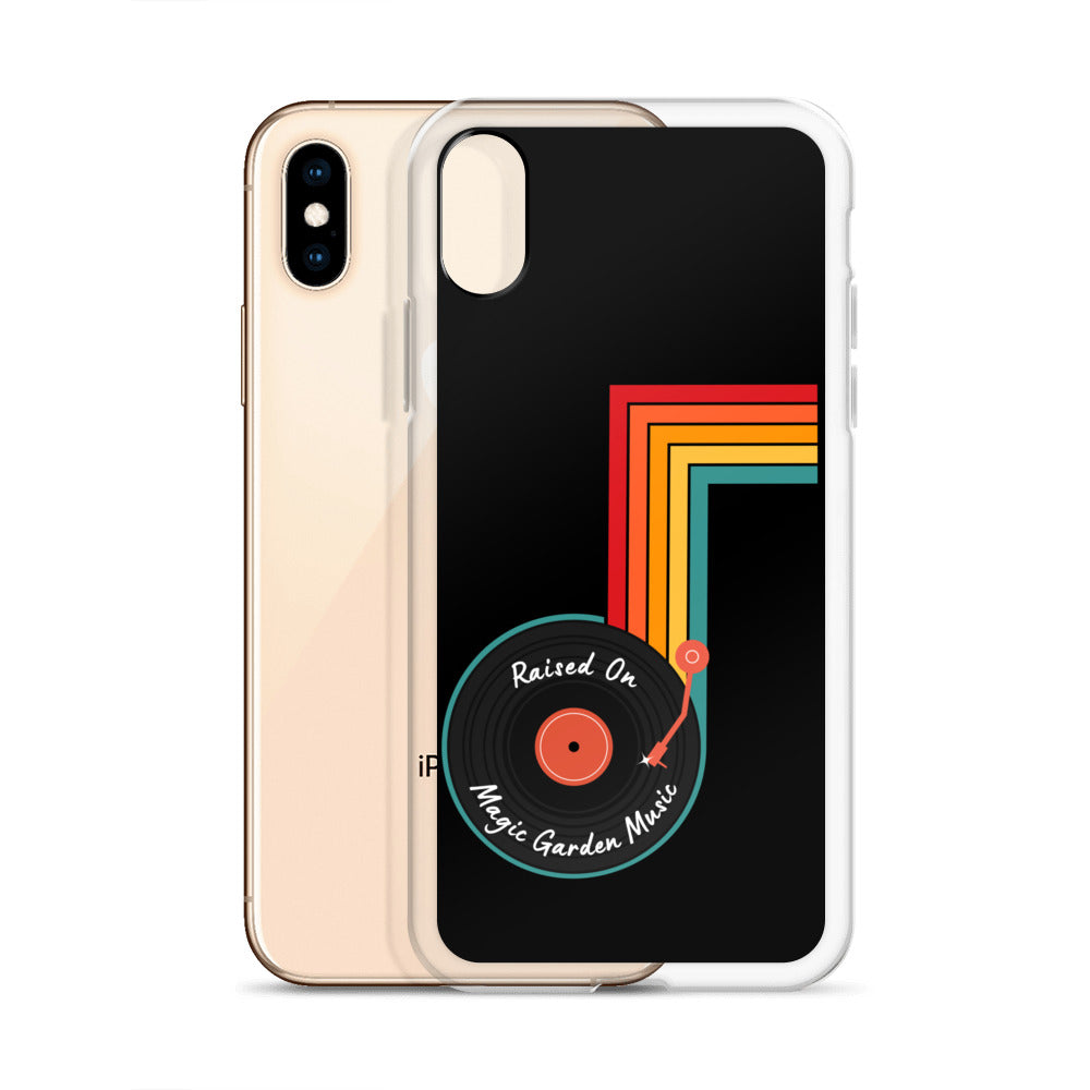 Raised On MG Music iPhone Cover, Black