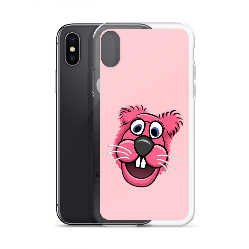 Sherlock The Squirrel iPhone Cover, Pink