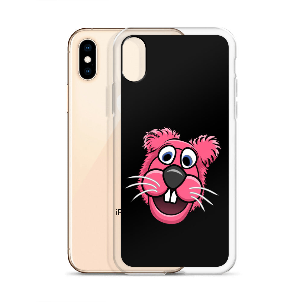 Sherlock The Squirrel iPhone Cover, Black