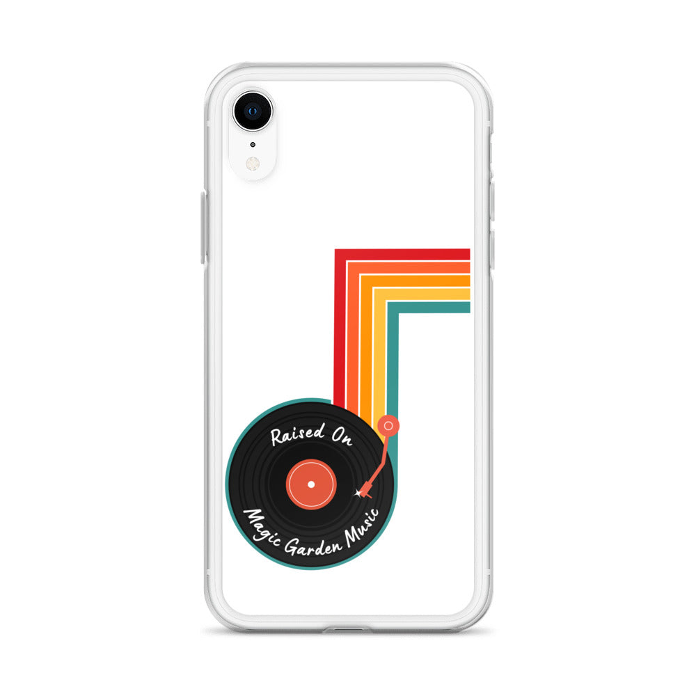 Raised On MG Music iPhone Cover, White