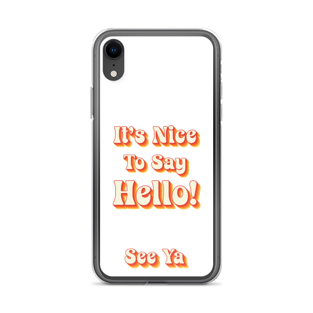 Hello & See Ya iPhone Cover