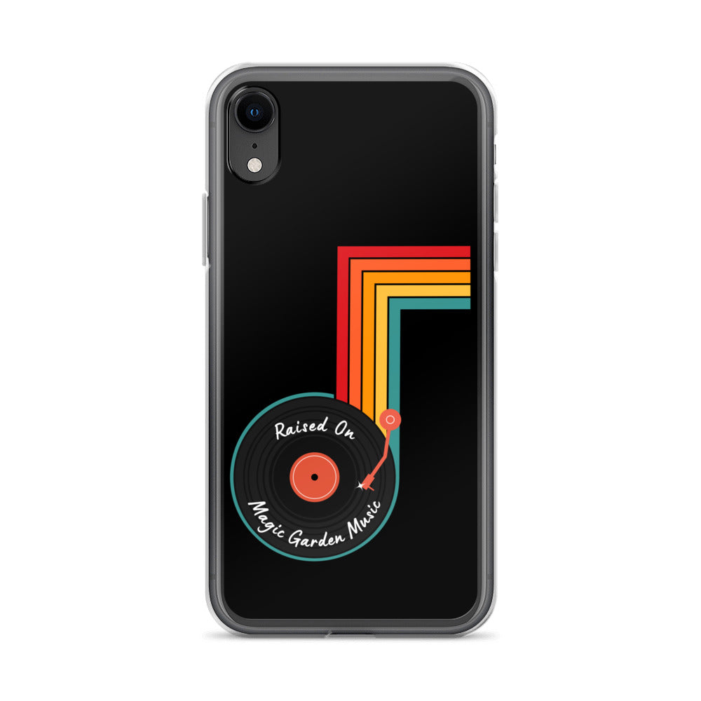 Raised On MG Music iPhone Cover, Black