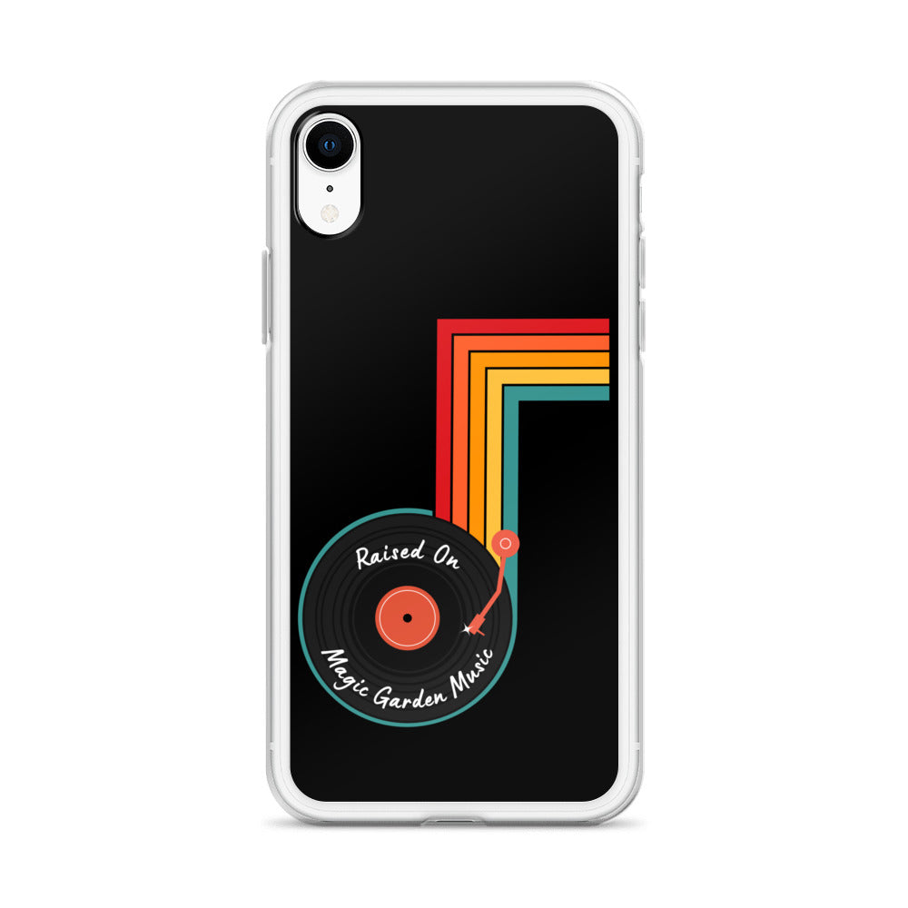 Raised On MG Music iPhone Cover, Black
