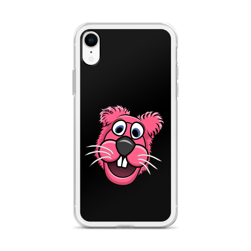 Sherlock The Squirrel iPhone Cover, Black