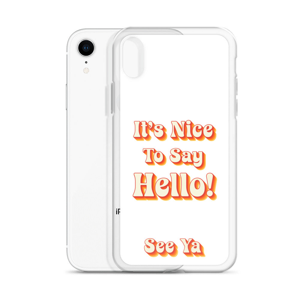 Hello & See Ya iPhone Cover