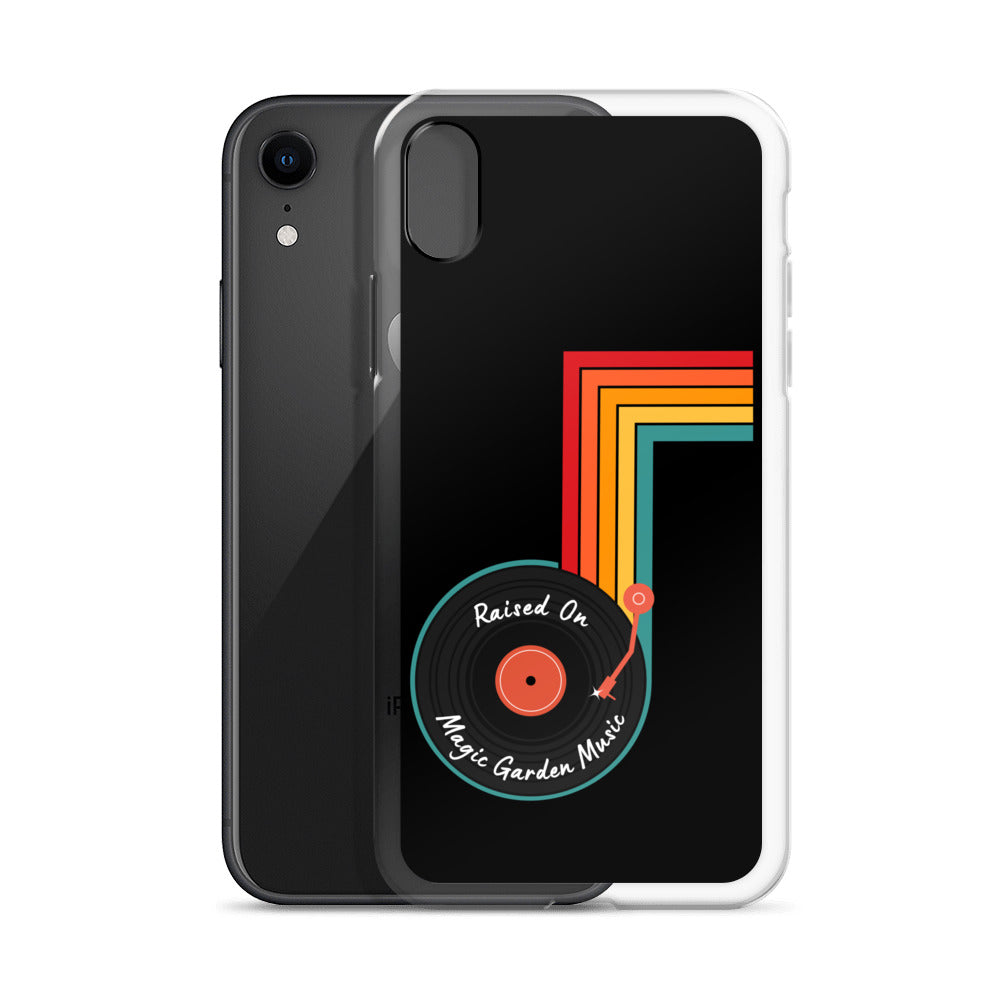 Raised On MG Music iPhone Cover, Black