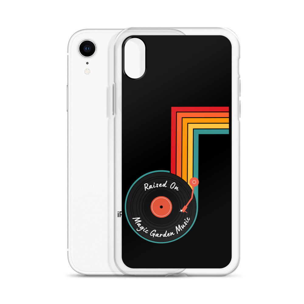 Raised On MG Music iPhone Cover, Black