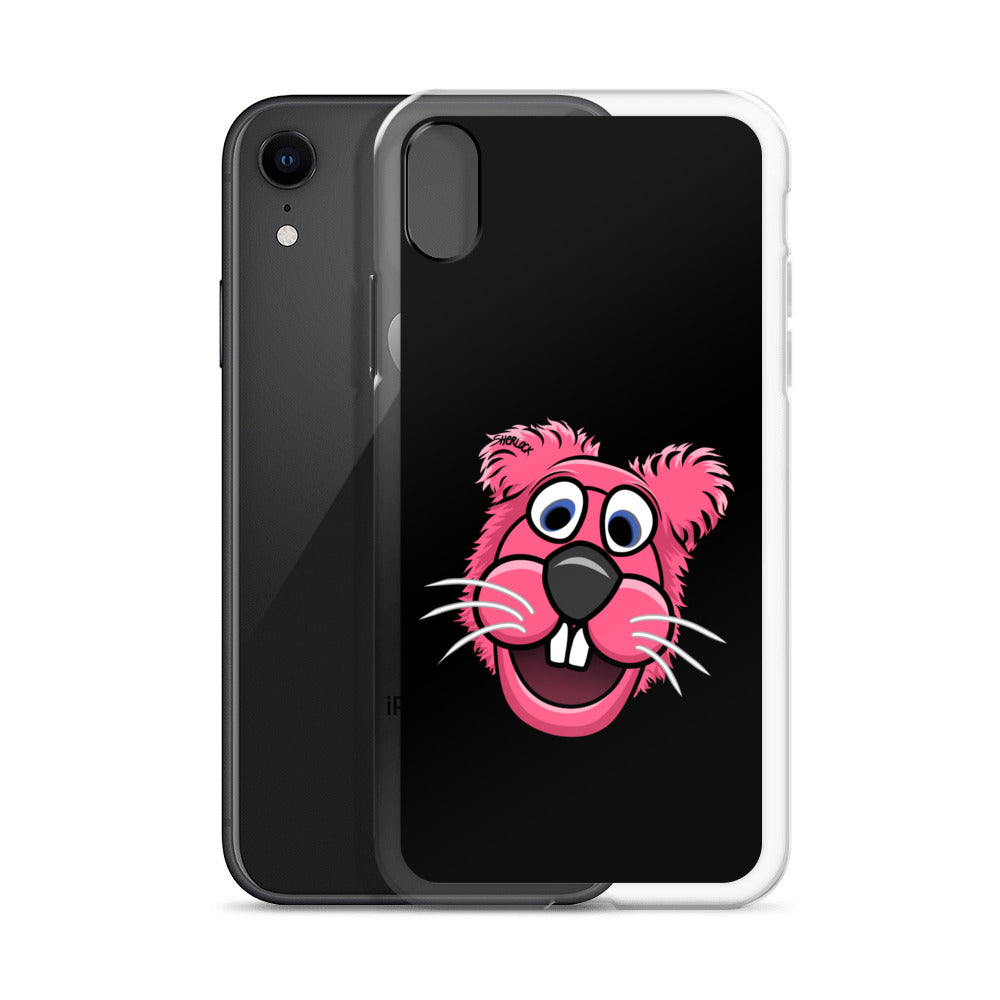 Sherlock The Squirrel iPhone Cover, Black