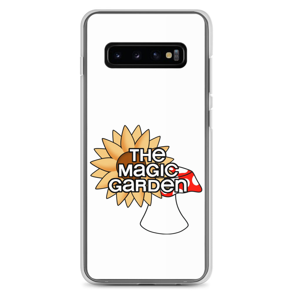 TMG Sunflower & Mushroom Samsung Cover, White