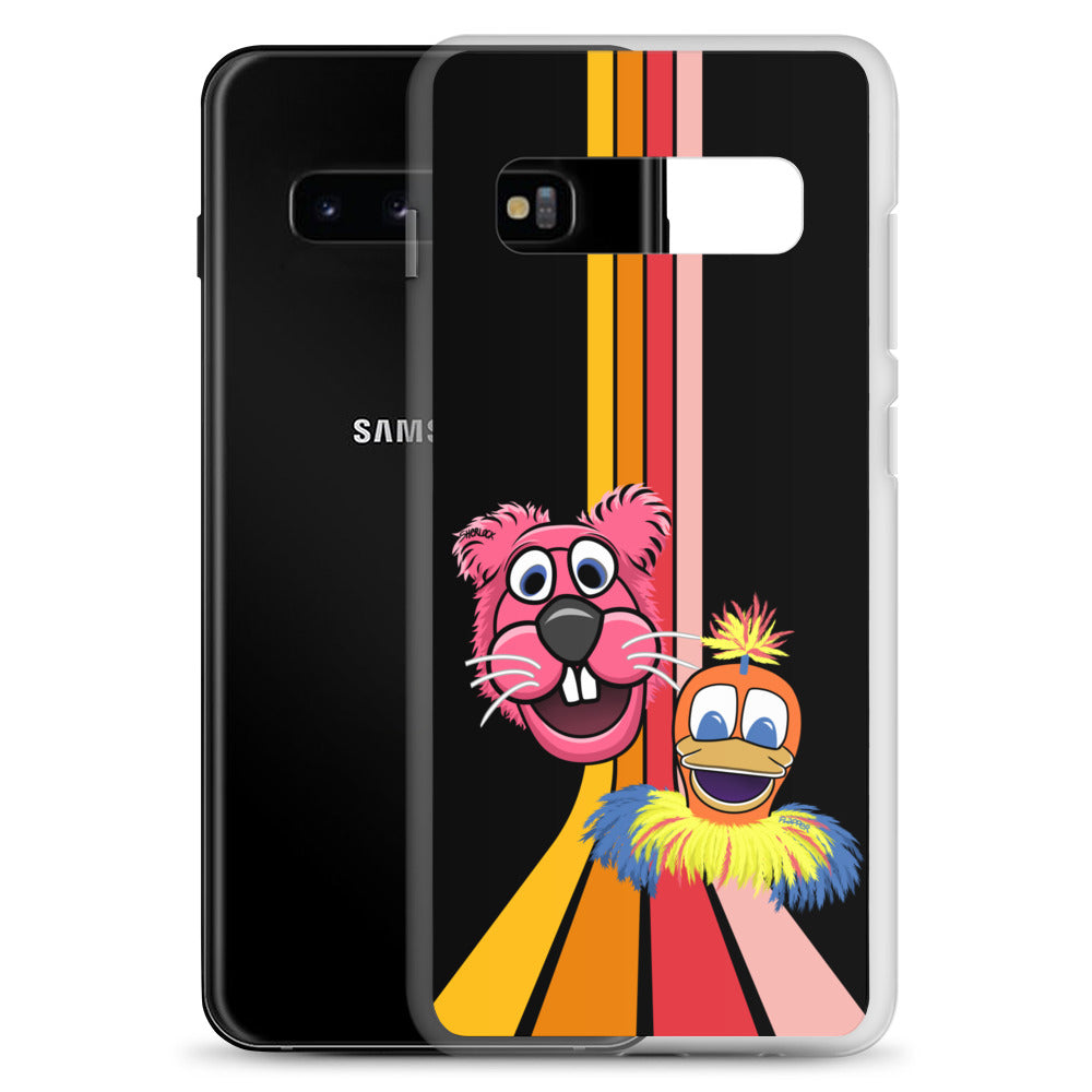 Sherlock & Flapper Samsung Phone Cover, Black