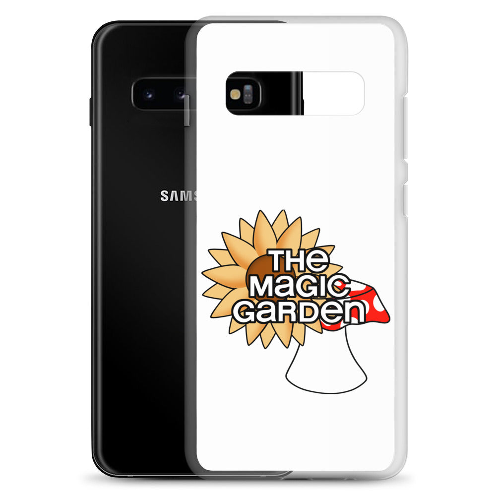 TMG Sunflower & Mushroom Samsung Cover, White