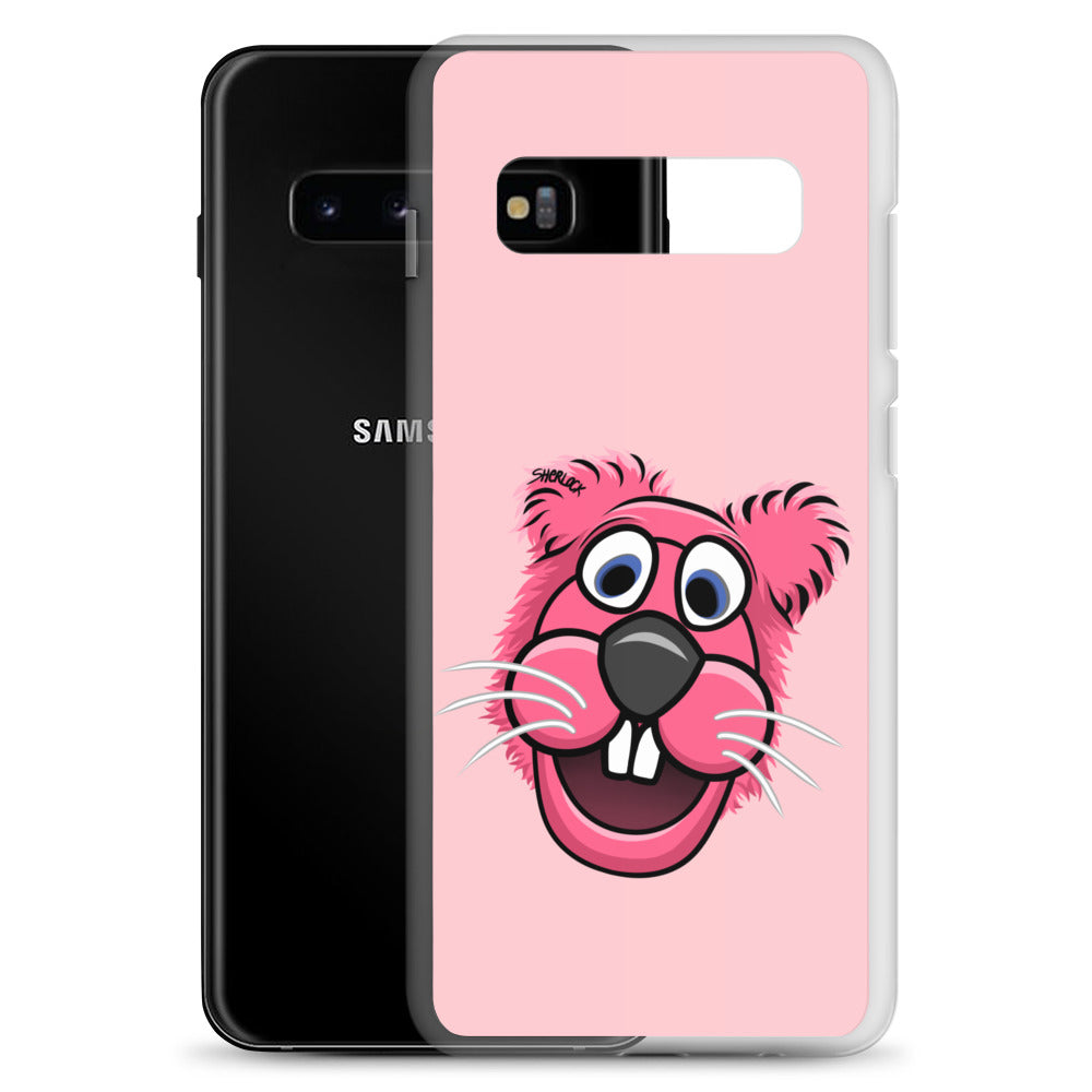 Sherlock The Squirrel Samsung Phone Cover, Pink