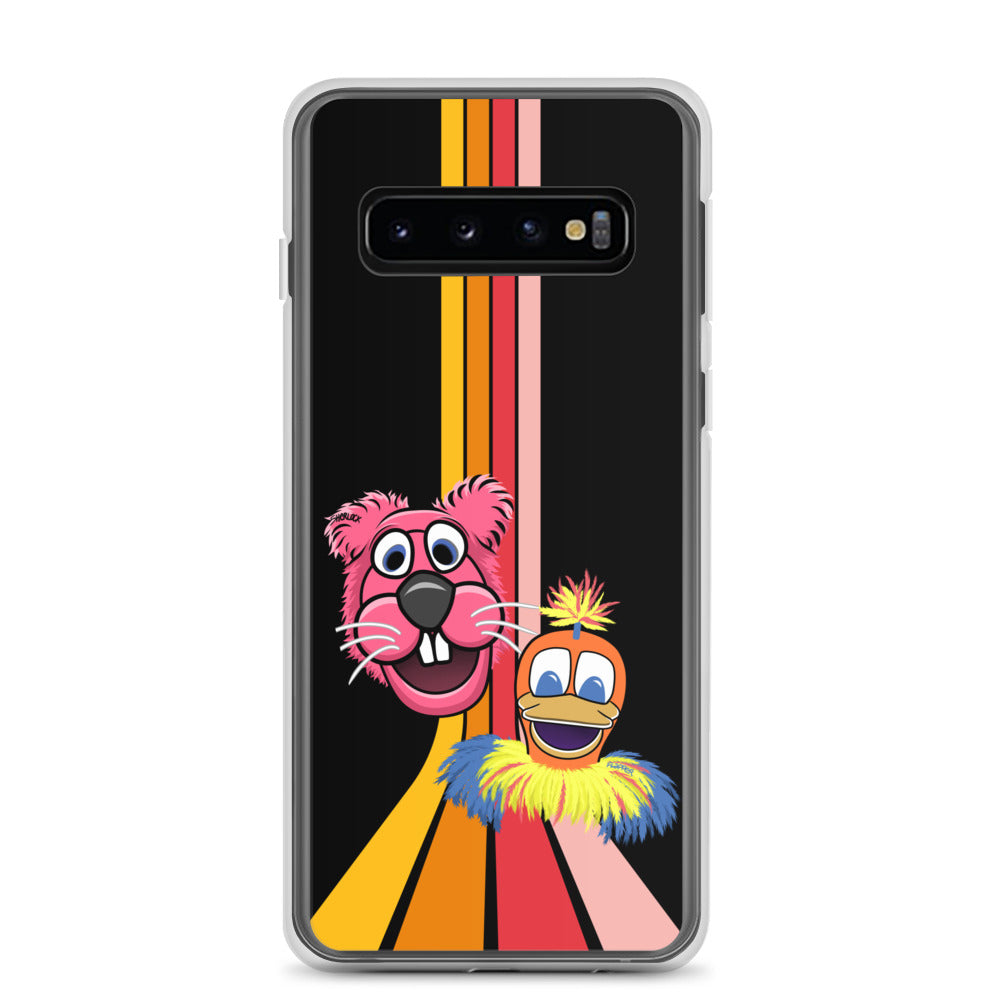 Sherlock & Flapper Samsung Phone Cover, Black