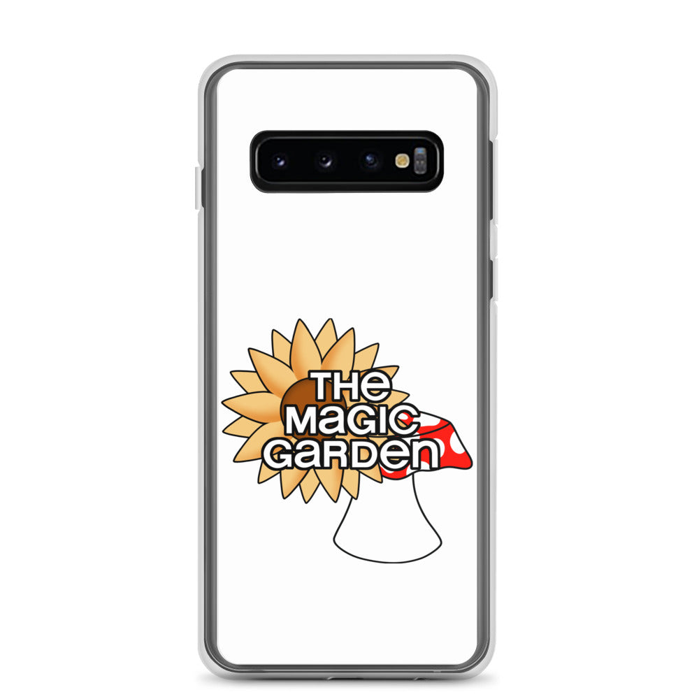 TMG Sunflower & Mushroom Samsung Cover, White