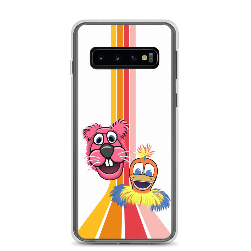 Sherlock & Flapper Samsung Phone Cover, White