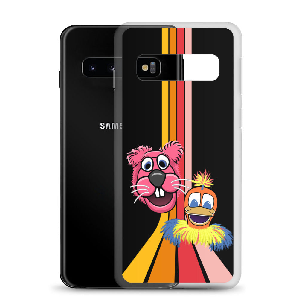 Sherlock & Flapper Samsung Phone Cover, Black