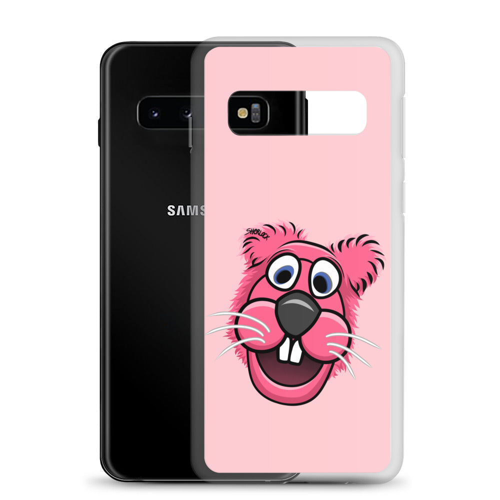 Sherlock The Squirrel Samsung Phone Cover, Pink