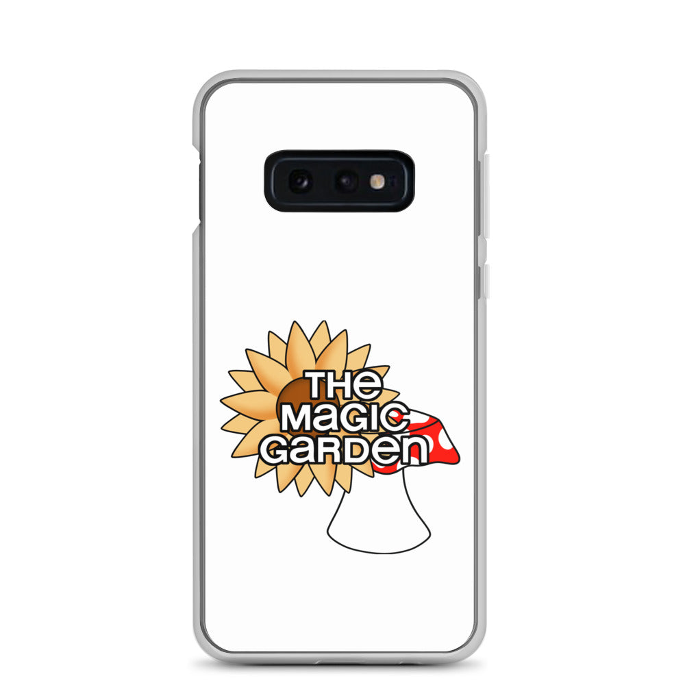TMG Sunflower & Mushroom Samsung Cover, White