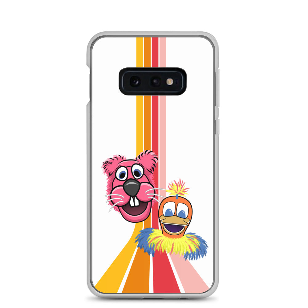 Sherlock & Flapper Samsung Phone Cover, White