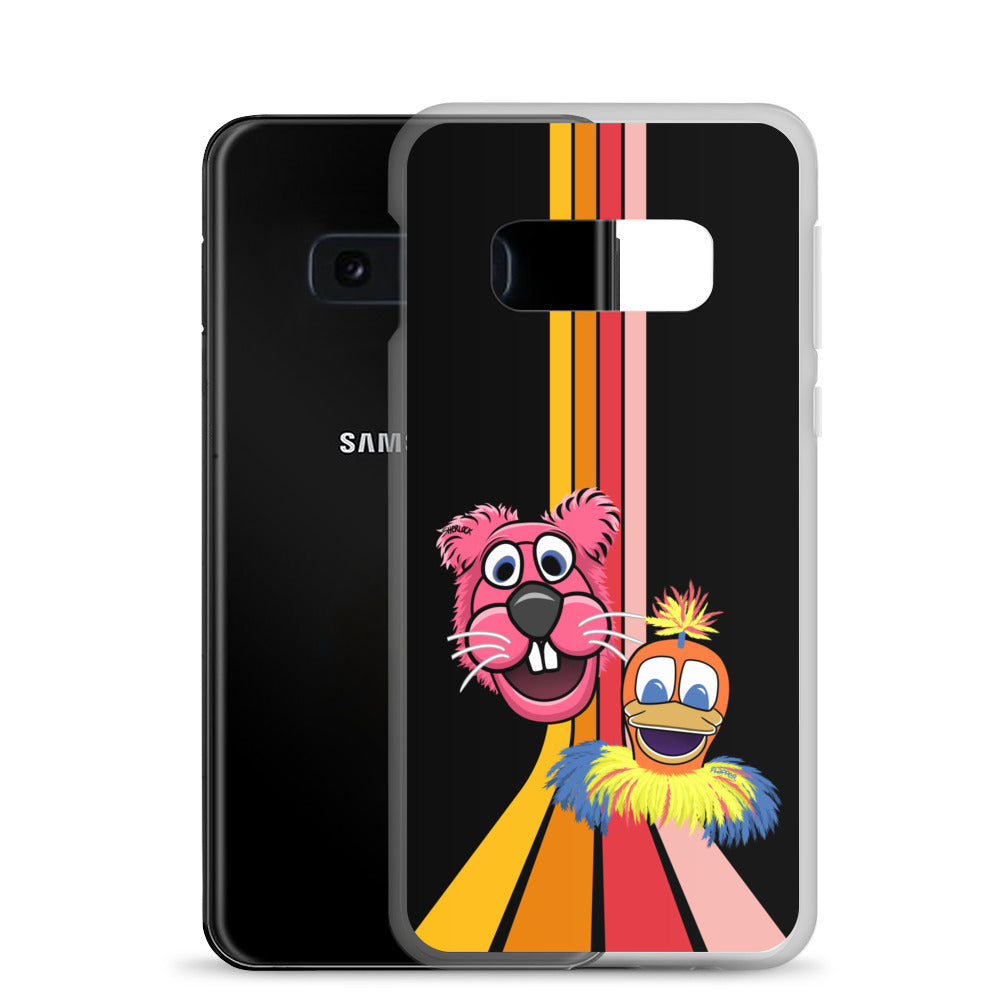 Sherlock & Flapper Samsung Phone Cover, Black