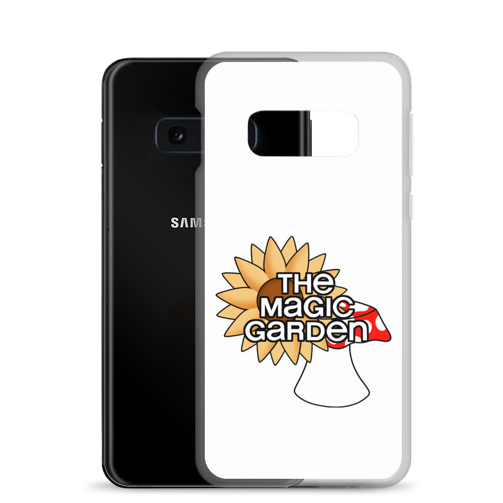 TMG Sunflower & Mushroom Samsung Cover, White