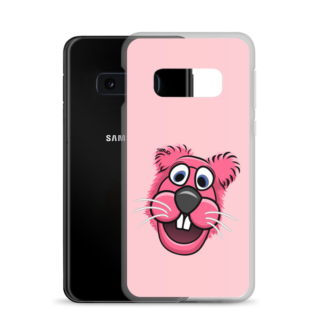 Sherlock The Squirrel Samsung Phone Cover, Pink