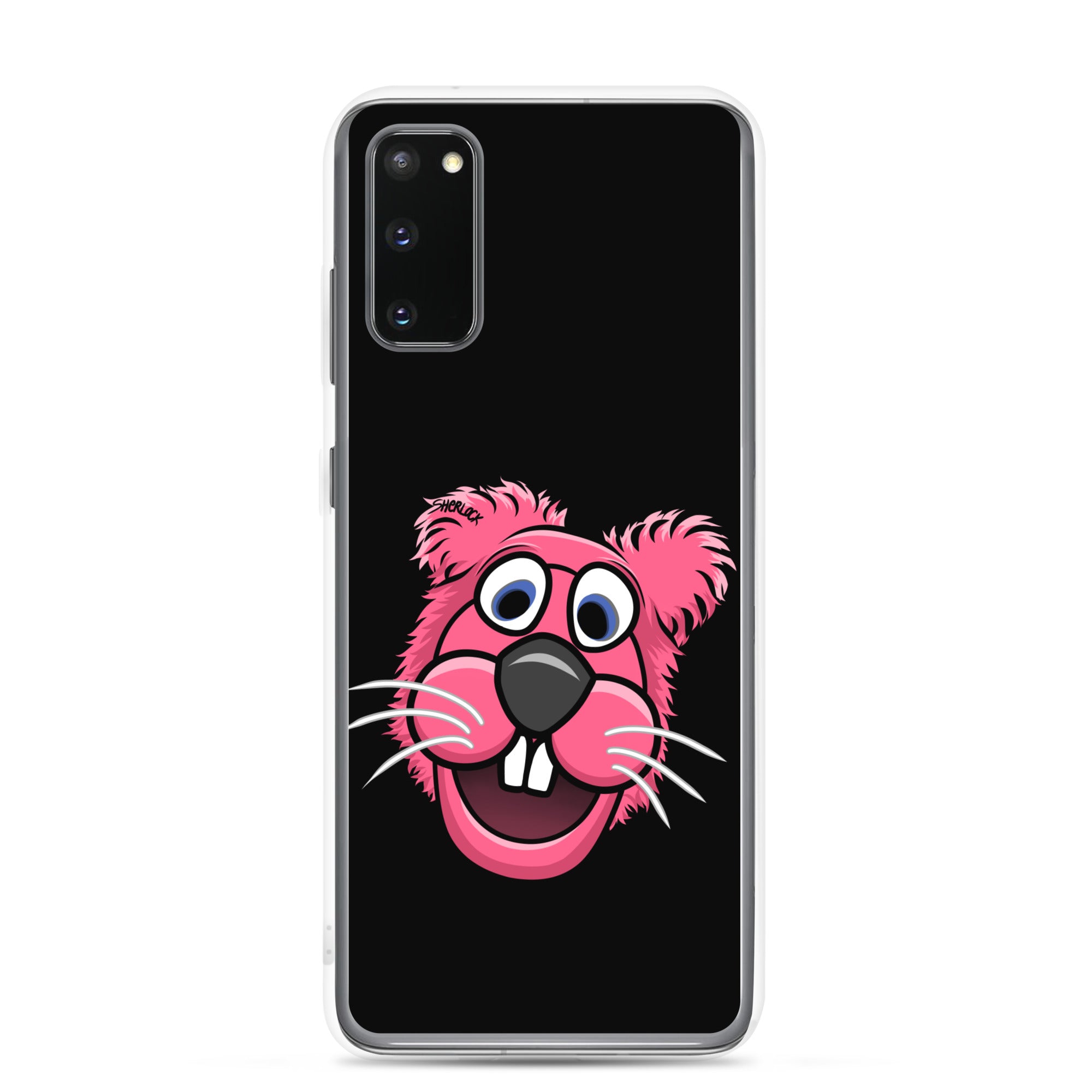 Sherlock The Squirrel Samsung Phone Cover, Black