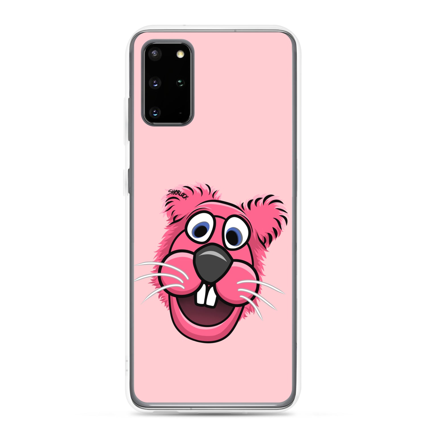 Sherlock The Squirrel Samsung Phone Cover, Pink