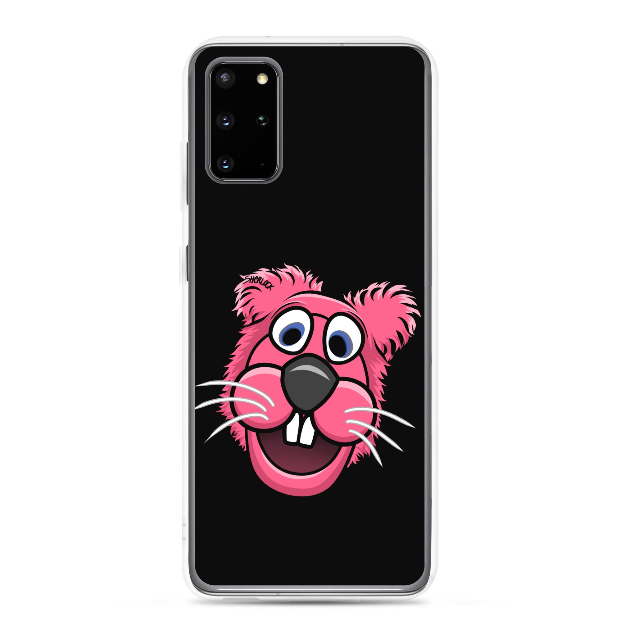 Sherlock The Squirrel Samsung Phone Cover, Black